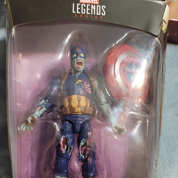 New Hasbro Marvel Legends series WHAT IF? ZOMBIE CAPTAIN AMERICA  action figure - Picture 1 of 10